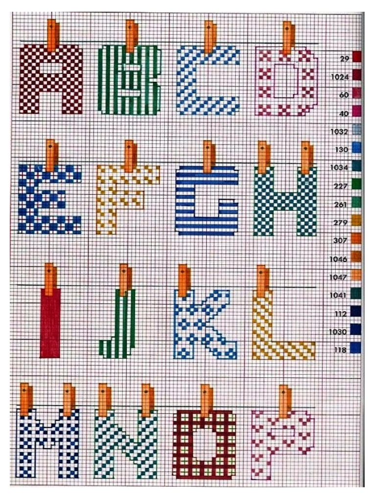 schemi punto croce alfabeto bambini gn52 regardsdefemmes