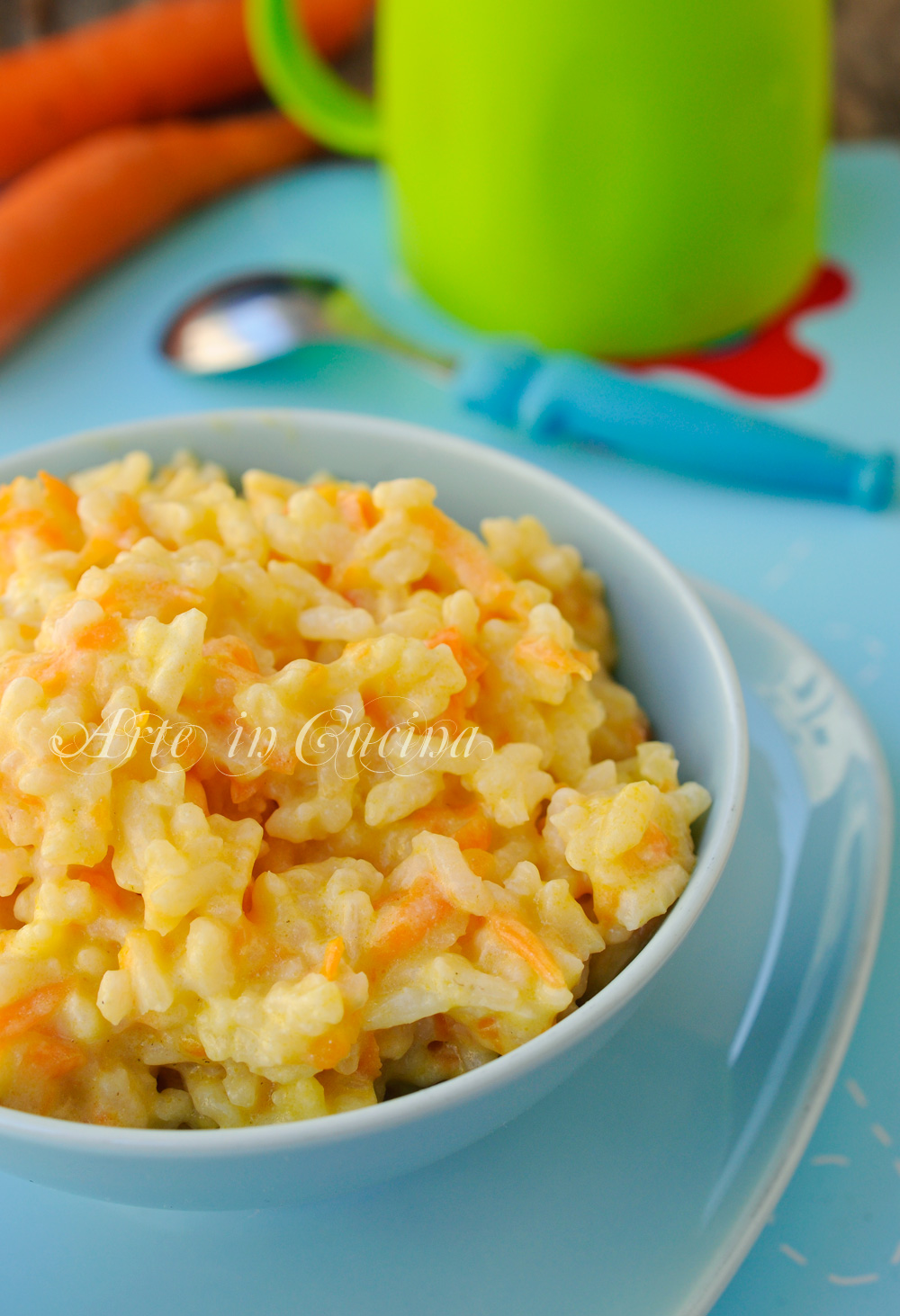 Risotto alle carote cremoso ricetta facile mamme in cucina
