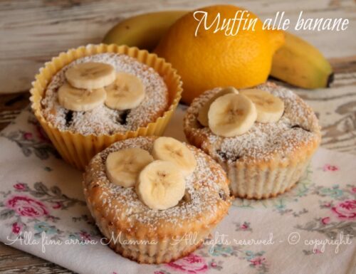 Muffin banane sani e genuini