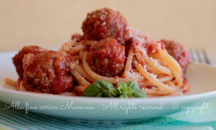 Spaghetti Meatballs di Lilli e il Vagabondo ricetta Alla fine arriva Mamma