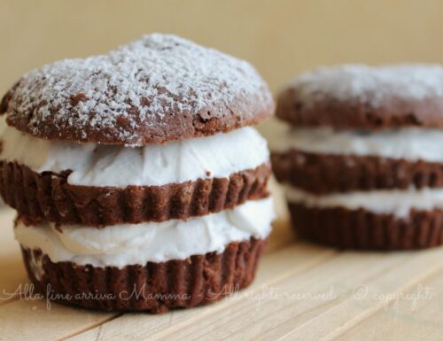 Brownies Muffin con panna