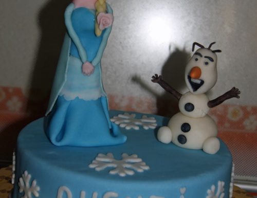 Torta di Frozen per il compleanno di una bambina