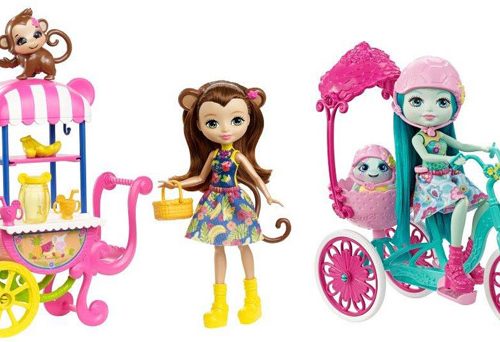 Enchantimals ed i loro amici cuccioli, le bambole di Mattel