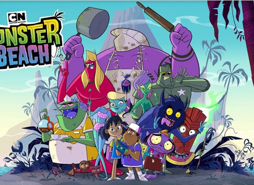 Monster Beach, la serie animata arriva su Cartoon Network