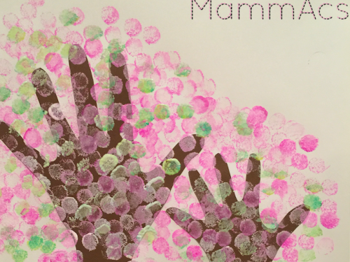 Mani in fiore – lavoretto perla festa della mamma