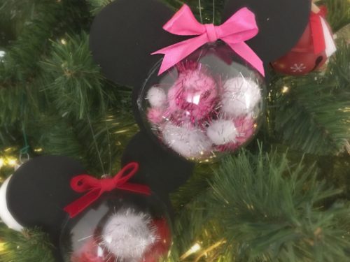 Sfere di Natale topolino e Minnie
