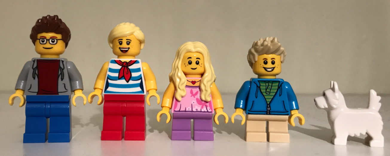 Idea regalo di Natale - Famiglia Lego personalizzata